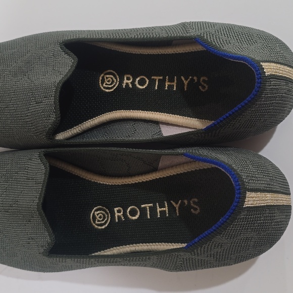 🪴 ROTHY'S "THE FLAT" TURTLE PRINT KNIT ROUND TOE FLATS - Picture 8 of 12